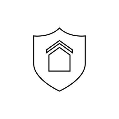 Emlak simgesi vektör illüstrasyonu 