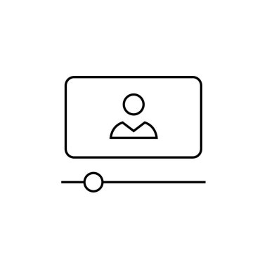 Kablolar. Web simgesi basit tasarım