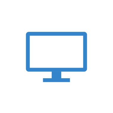 Bilgisayar ekranı. vektör illüstrasyonu 