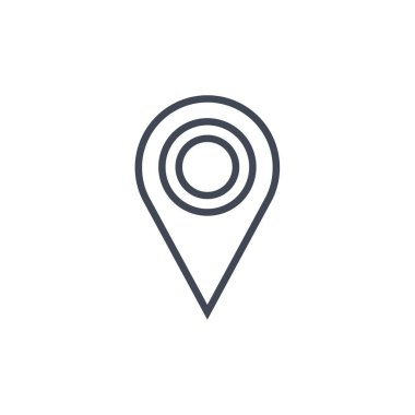 GPS ve Navigasyon simgesi, vektör illüstrasyonu        