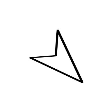 ok imleci simgesi, vektör illüstrasyonu      