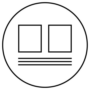 Kablolar. Web simgesi basit tasarım