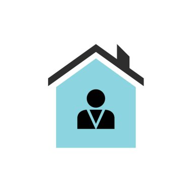 ev simgesi vektör illüstrasyonu