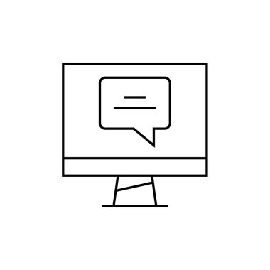 Metin Mesajlaşma simgesi vektör illüstrasyonu