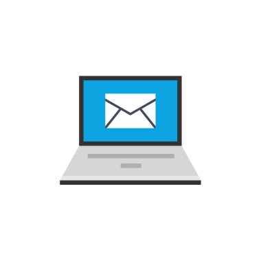 posta web simgesi, basit illüstrasyon 