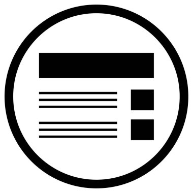 Kablolar. Web simgesi basit tasarım