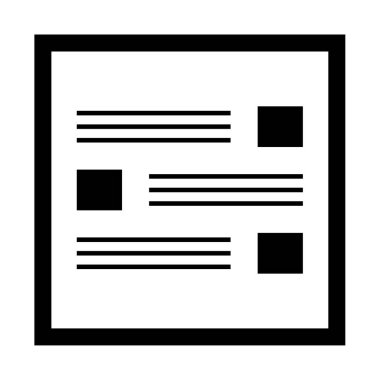 Kablolar. Web simgesi basit tasarım