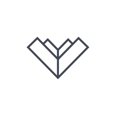 ok basit simge vektör illüstrasyonu  