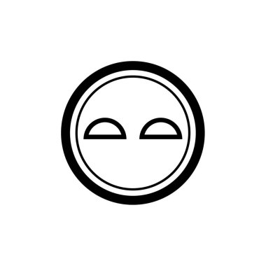 emoji, yüz ifadesi sembolü, simge simgesi, vektör illüstrasyonu