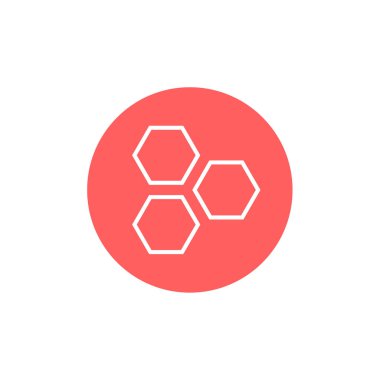 bal balmumu web simgesi, basit vektör illüstrasyonu 