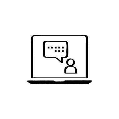 Metin Mesajlaşma simgesi vektör illüstrasyonu