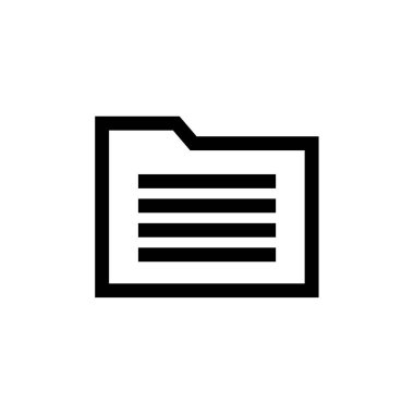 belge simgesi, vektör çizimi 