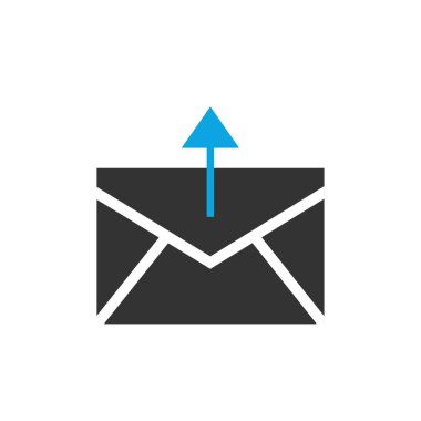 posta web simgesi, basit illüstrasyon 