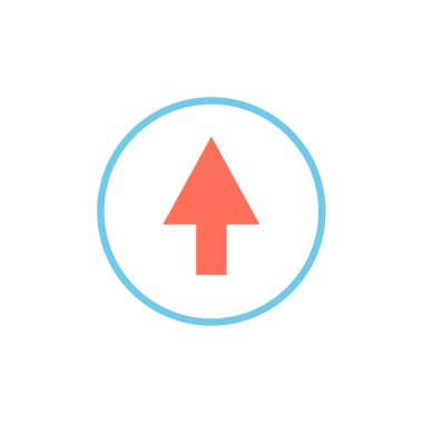 ok basit simge vektör illüstrasyonu  