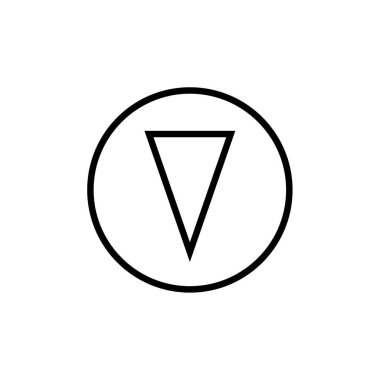 ok basit simge vektör illüstrasyonu  