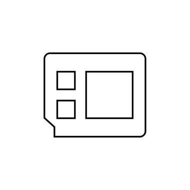 Kablolar. Web simgesi basit tasarım