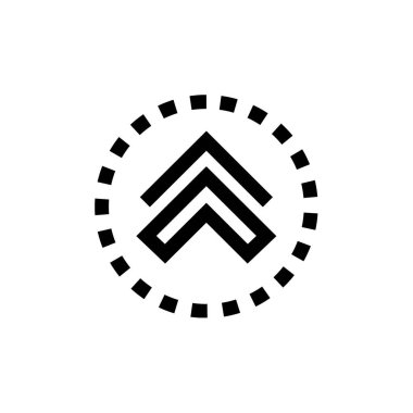 ok basit simge vektör illüstrasyonu  