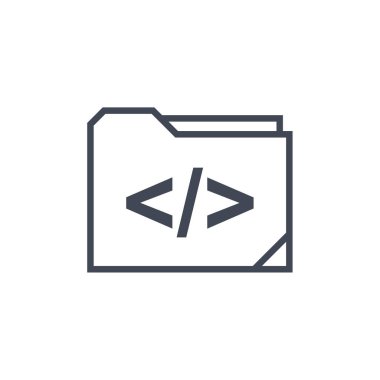 Web ve mobil uygulama tasarımınız için beyaz arkaplanda izole edilmiş dizin simgesi vektörü 