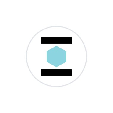 altıgenin vektör çizimi 