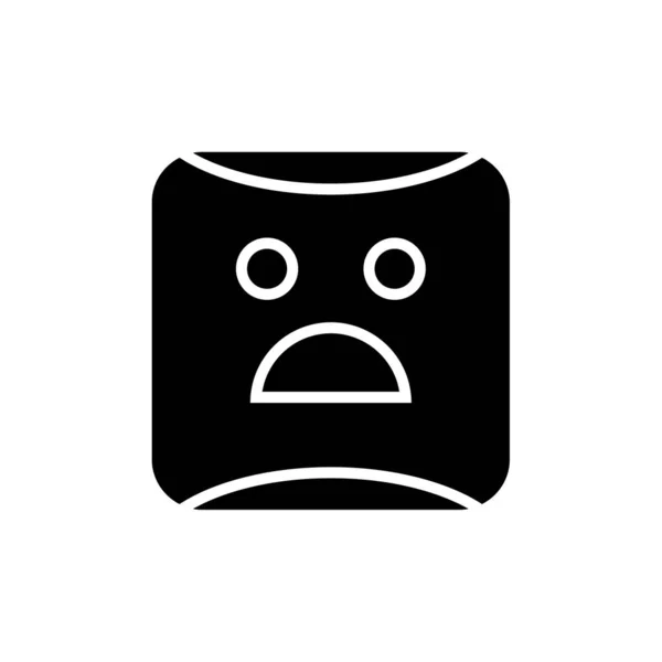 Емодзі Символ Виразу Обличчя Значок Емоційок Векторні Ілюстрації — стоковий вектор
