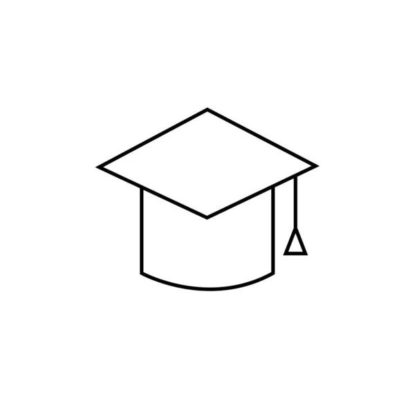 Graduation Cap Vector Illustration — Stock Vector