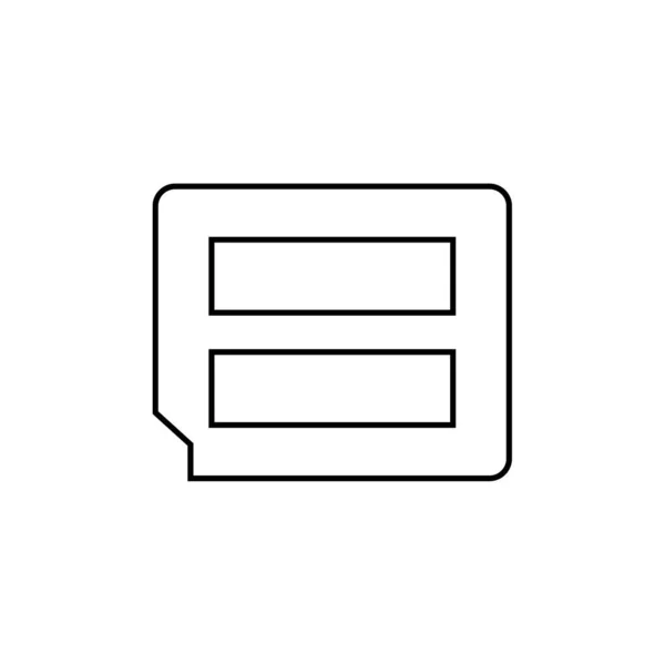 Drahtgestelle Web Ikone Einfaches Design — Stockvektor
