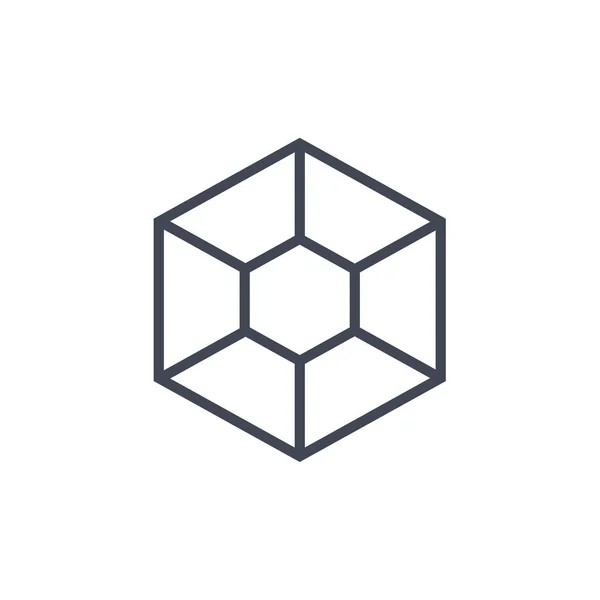 六角形のベクトル図 — ストックベクタ