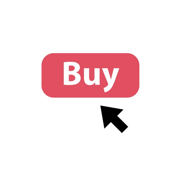 Купить Значок Кнопки Покупка — стоковый вектор