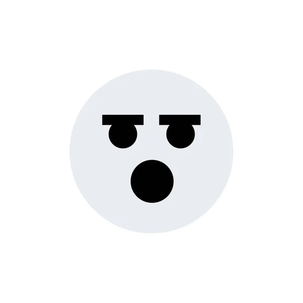 Ilustração Vetorial Expressão Facial Emoji Símbolo Emoção — Vetor de Stock