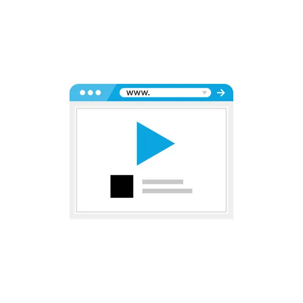 Video Play Taste Logo Design — Stockvektor