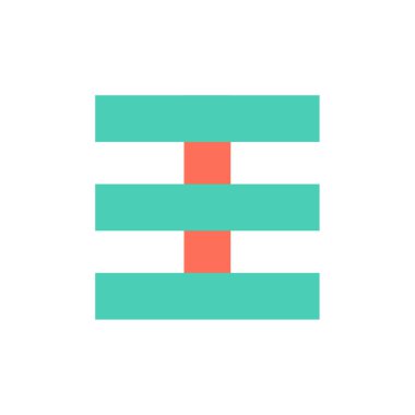 soyut yaratıcı tasarım izole edilmiş simge, vektör illüstrasyonu      