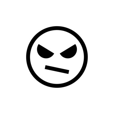 emoji yüz ifadesinin vektör çizimi, duygu sembolü