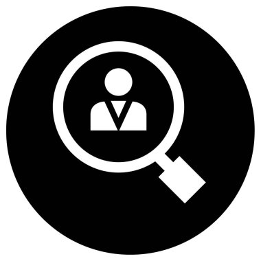 Arama simgesi vektör illüstrasyonu 