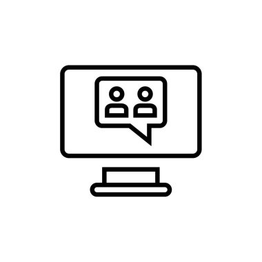 Metin Mesajlaşma simgesi vektör illüstrasyonu