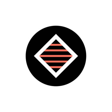 soyut yaratıcı tasarım izole edilmiş simge, vektör illüstrasyonu      