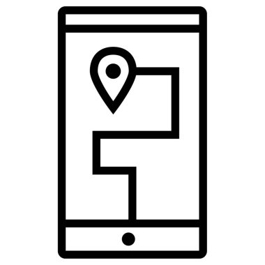 GPS konumu. Basit tasarım