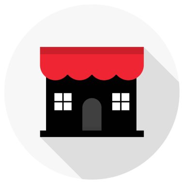 beyaz arkaplan üzerinde izole gölgesi olan modayı düz biçimde kaydet, web tasarımı 