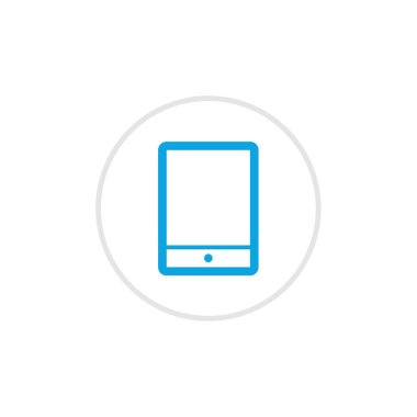 ipad tableti pc simgesi, vektör işareti 