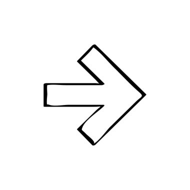 ok basit simge vektör illüstrasyonu  