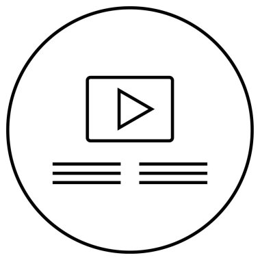 Kablolar. Web simgesi basit tasarım