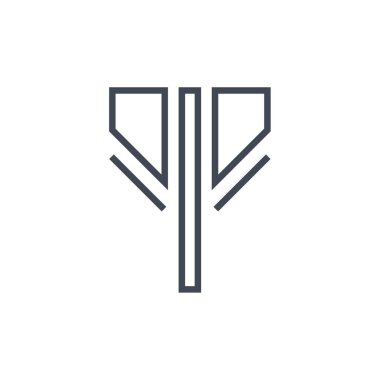 soyut yaratıcı tasarım izole edilmiş simge, vektör illüstrasyonu      