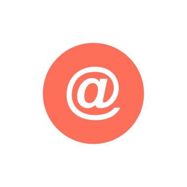 E-posta simgesi simgesi. Vektör çizim