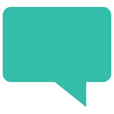 İleti simgesi vektör illüstrasyonu