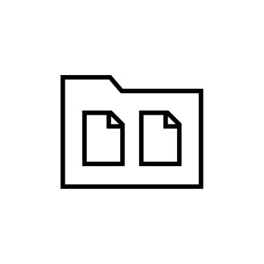 Web ve mobil uygulama tasarımınız için beyaz arkaplanda izole edilmiş dizin simgesi vektörü 