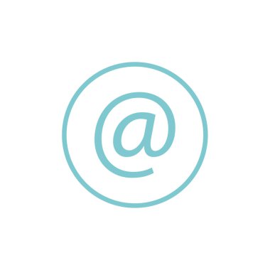 e-posta web simgesi, vektör çizim