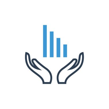 çubuk çizelgesi vektör illüstrasyonu  