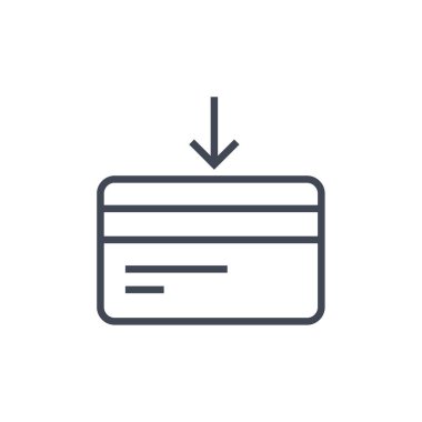 ok basit simge vektör illüstrasyonu  