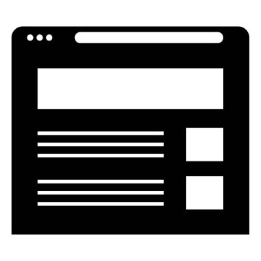 Kablo çerçevesi. Web simgesi basit illüstrasyon