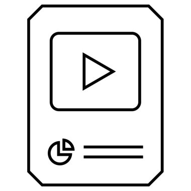 Modern simge ve vektör illüstrasyonunu bildirir