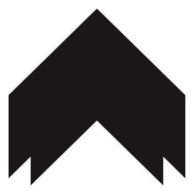 ok basit simge vektör illüstrasyonu  